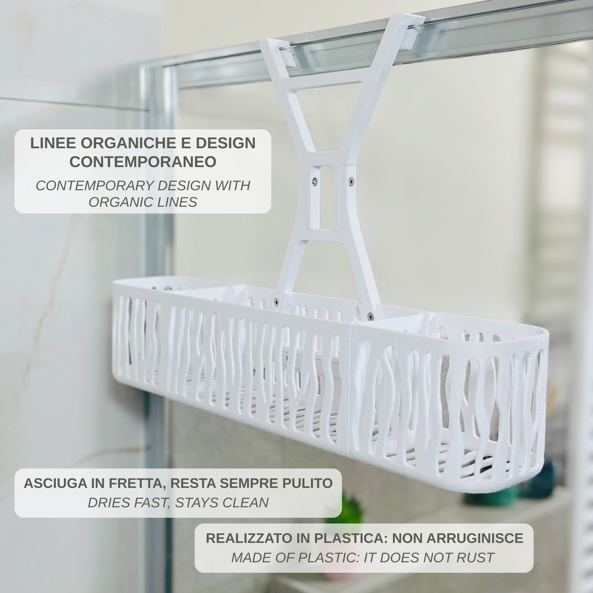 Porta Shampoo Doccia Organic Lines